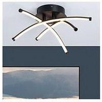 Bhs Aalto Led Flush Fitting - Satin Black