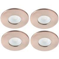 Spa Rhom LED Fire Rated Downlight 8W Dimmable IP65 Tri-Colour CCT Antique Copper