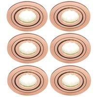 Spa Cali Tiltable Downlight Brushed Copper