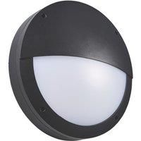Zink Gigi Outdoor Round LED Eyelid Light Black 20W 1700lm (154VH)