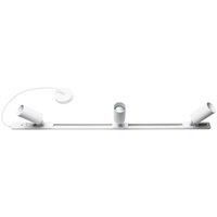 Inlight Cayo 3 Head Track Spotlight Kit in White Steel