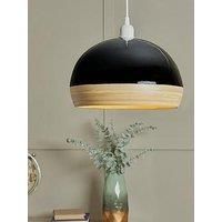 Very Home Bamboo Spun Easy Fit Shade In Black
