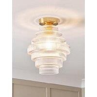 Very Home Genoise Flush Light Fitting