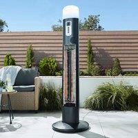 3000W Outdoor Floor Standing Radiant Patio Heater With Pir Sensor Cct Gunmetal