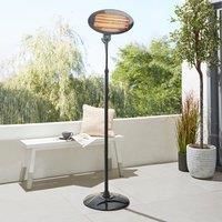 Zink ZR-38156-BLK Opal Pedestal Heater, IP44, outdoor/indoor