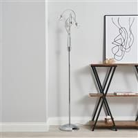 BHS Sagitarius 3 Light Floor Lamp - Silver