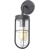 Zinc WOKING Outdoor Wall Lantern Black