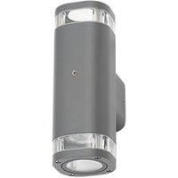 Zinc EOS Outdoor Wall Light With Photocell Anthracite (212KJ)