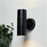 Coast IP65 Neso Up & Down Wall Light - Black