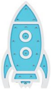 Litecraft Glow Children's Table Lamp LED Lighting - 8 Designs
