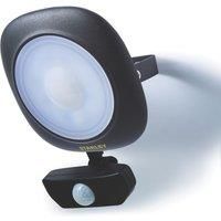 Stanley Black Mains-powered Cool daylight LED PIR Slimline floodlight 2700lm