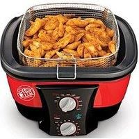 JML Go Chef 1500W 5L 8-In-1 Non-Stick Multifunction Cooker - Red
