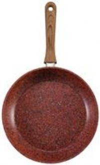 JML Copper Stone Frying Pan Non-Stick & Hard Wearing with Wood Effect Handle 20cm