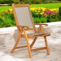 HENLEY Textylene Reclining Folding High Back Armchair
