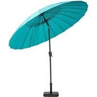 Royalcraft 2.7m Crank And Tilt Shanghai Parasol  Aqua Blue