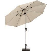 Royalcraft 2.7m Crank and Tilt w/ LED Strip Parasol - Ivory