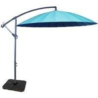 Royalcraft Shanghai Hanging Cantilever Parasol Blue 3m  wilko  Garden & Outdoor