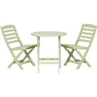 Porto Green Bistro Set Green