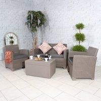 Royalcraft FARO Grey 4 Seater Conversation Set