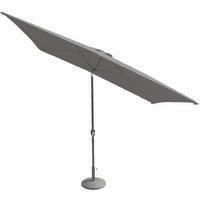 2.4x3m Crank and Tilt Parasol - Metal Pole (38mm Pole, 8 Ribs)