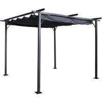 Royalcraft Prague Pergola Gazebo 3.5 x 3.5m - Grey