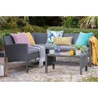 Nevada Corner Sofa Set - H81 x W45 x L38 cm - Grey