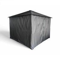 Royalcraft Titan 2.5mx2.5m Galvanised steel gazebo grey complete