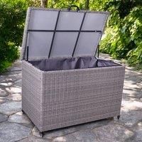 Royalcraft CHARCOAL KD Weave Cushion Storage Box 510L