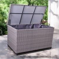Royalcraft CHARCOAL KD Weave Cushion Storage Box 645L