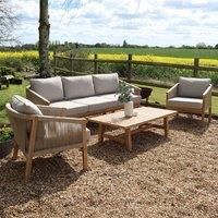 Roma 5 Seater Outdoor Lounger Set