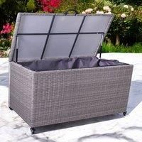 Royalcraft CHARCOAL KD Weave Cushion Storage Box 826L