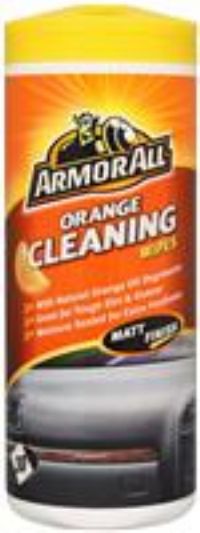 Armor All Car Cleaning Wipes, Matt Finish, Orange Fragrance, 30 Wipes