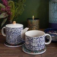 William Morris Br Rabbit Tea for One Ceramic Teapot and Cup Set