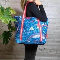 Arthouse Unlimited Collection: Recycled Plastic Large Tote Bag - Good Advice