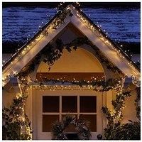 Festive Set Of 1000 Multifunction Warm White Sparkle Indoor/Outdoor Christmas Tree Lights