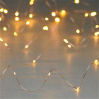 Festive 100 Multi-Function Dewdrop Lights, Amber