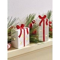 Festive Set 2 Light Up Presents