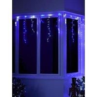 Festive 960 Blue & White Led Snowing Icicle Lights