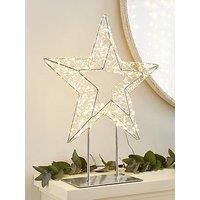 Festive 50Cm Star Room Light On Stand