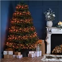 Festive Indoor & Outdoor 13m Multifunction Cluster Lights 1000 Red & Warm White LEDs