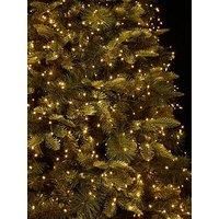 Festive Multi Function Indoor/Outdoor Christmas Cluster Lights - 2000 - Warm White