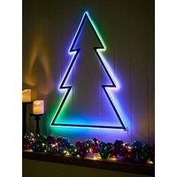 Festive Neon Tree With Colour Change Remote 78Cm