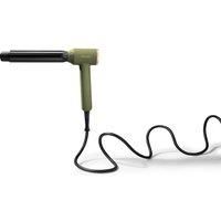 mdlondon CURL Hair Curling Wand (Olive Green). 4-in-1 Hair Curler with 10mm, 25mm, 32mm & Reverse Conical Barrels. Hair Waver with 14 Heat Settings, Carry Case & Mat - Genuine mdlondon Curling Iron