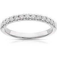 H. Samuel 9W 0.33Ct Diamond Claw Set Eternity Ring