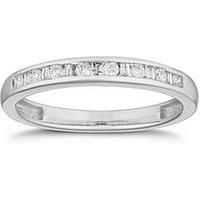 H. Samuel 9W 0.15Ct Channel Set Eternity Ring