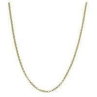 H. Samuel 9Ct Gold Belcher Chain 18''