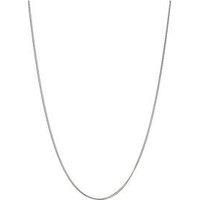 H. Samuel Silver Curb Chain 18''