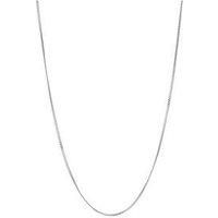H. Samuel Silver Curb Chain 18"