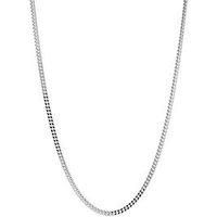 H. Samuel Silver Curb Chain 18''