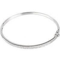 Ernest Jones 9Ct White Gold 0.50Ct Diamond Bangle
